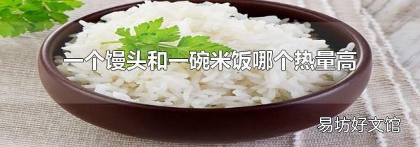 一个馒头和一碗米饭哪个热量高