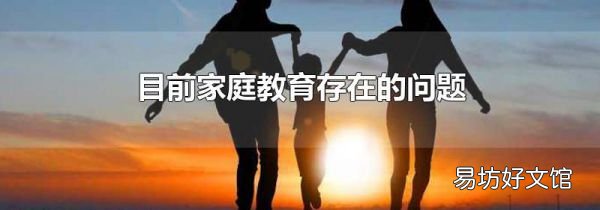 目前家庭教育存在的问题