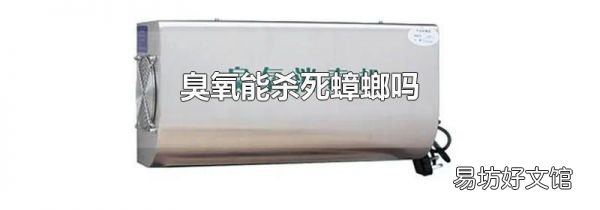 臭氧能杀死蟑螂吗