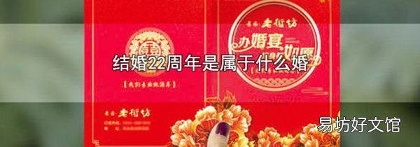结婚22周年是属于什么婚