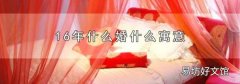 16年什么婚什么寓意