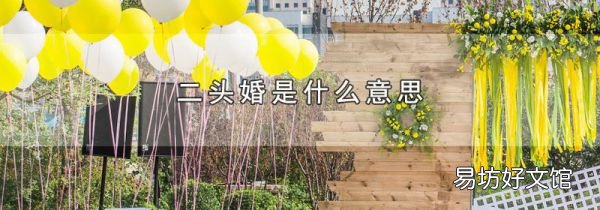 二头婚是什么意思