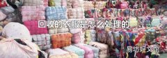 回收的衣服是怎么处理的