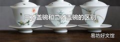 三才盖碗和二才盖碗的区别
