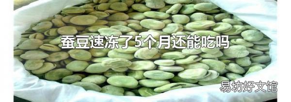蠶豆速凍了5個(gè)月還能吃嗎