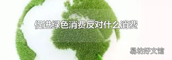 促進(jìn)綠色消費(fèi)反對(duì)什么消費(fèi)