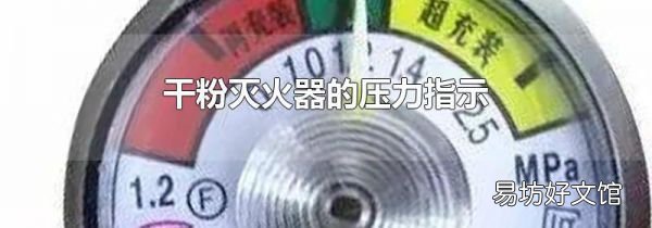 干粉滅火器的壓力指示