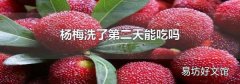 杨梅洗了第二天能吃吗