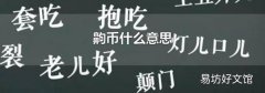 齁币什么意思