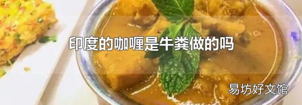 印度的咖喱是牛糞做的嗎