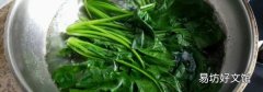 菠菜焯水多久去除草酸