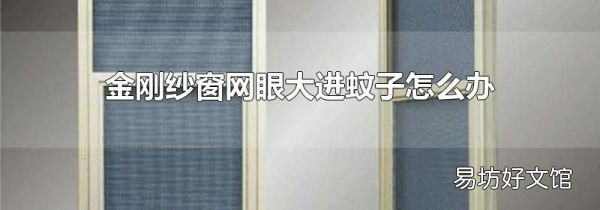 金刚纱窗网眼大进蚊子怎么办