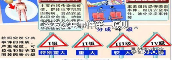 突发公共事件第一原则