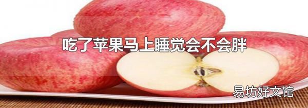 吃了苹果马上睡觉会不会胖