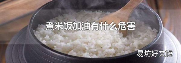 煮米飯加油有什么危害
