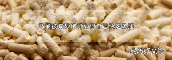 马桶被猫砂堵了如何自己快速疏通