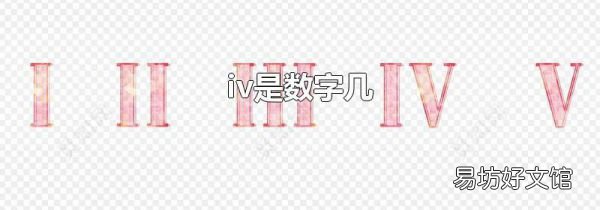iv是数字几