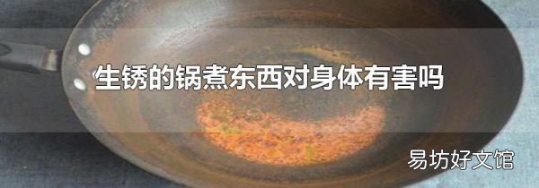 生锈的锅煮东西对身体有害吗