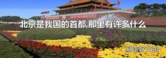 北京是我国的首都,那里有许多什么