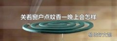 关着窗户点蚊香一晚上会怎样