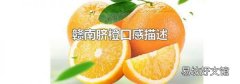 赣南脐橙口感描述