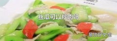 丝瓜可以炒肉吗