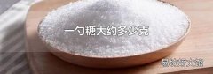 一勺糖大约多少克