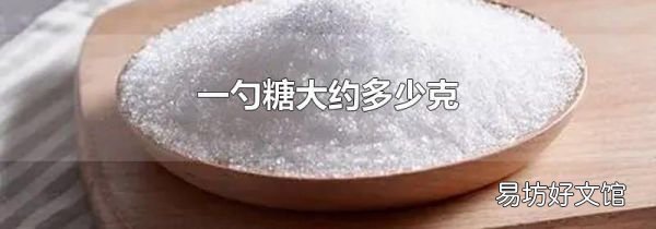 一勺糖大约多少克