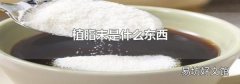 植脂末是什么东西