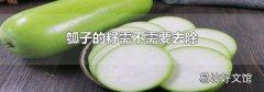 瓠子的籽需不需要去除