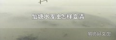 蟹塘水浑浊怎样变清