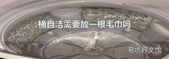 桶自洁需要放一根毛巾吗