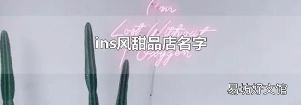 ins风甜品店名字