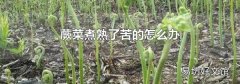 蕨菜煮熟了苦的怎么办