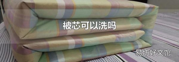 被芯可以洗吗