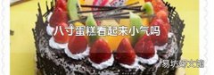 八寸蛋糕看起来小气吗
