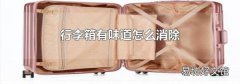 行李箱有味道怎么消除