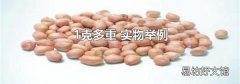 1克多重 实物举例