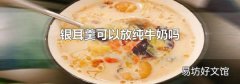 银耳羹可以放纯牛奶吗