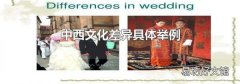 中西文化差异具体举例