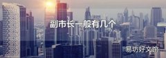 副市长一般有几个