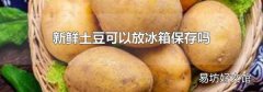 新鲜土豆可以放冰箱保存吗