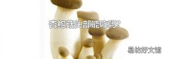 杏鲍菇头部能吃吗?