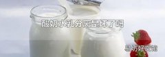 酸奶水乳分离是坏了吗