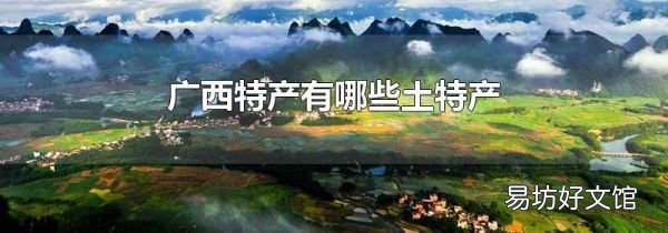 广西特产有哪些土特产