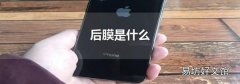 后膜是什么