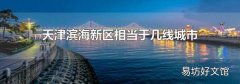 天津滨海新区相当于几线城市