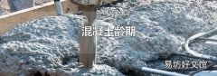 混凝土龄期