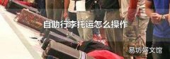 自助行李托运怎么操作