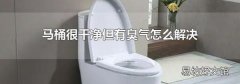 马桶很干净但有臭气怎么解决